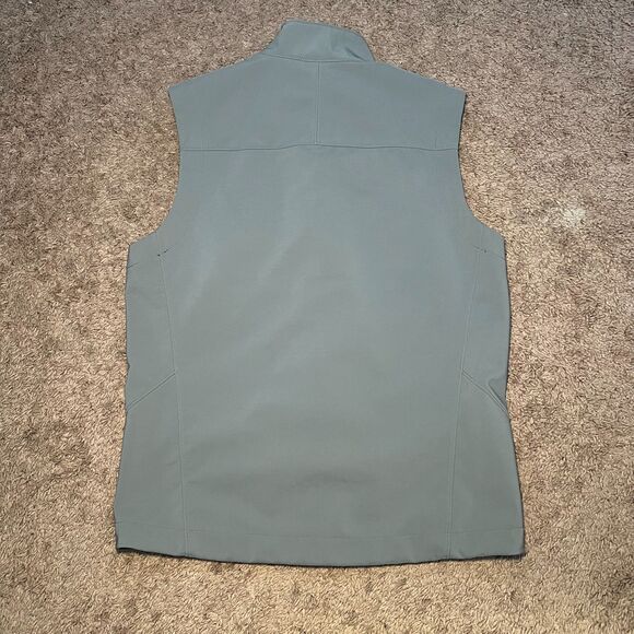 Patagonia Vest Mens M Gray Adze Polartec Windbloc Fleece Grid Hike Gorp - Picture 2 of 5